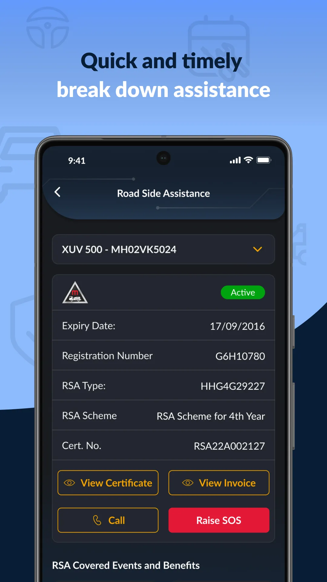Mahindra For You | Indus Appstore | Screenshot