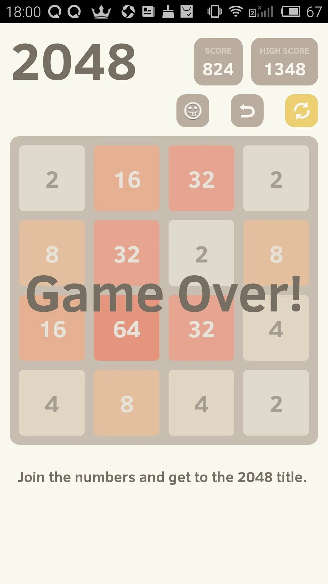 2048 plus | Indus Appstore | Screenshot