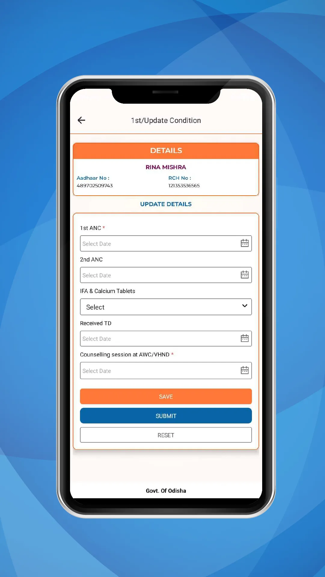 MAMATA-PMMVY | Indus Appstore | Screenshot