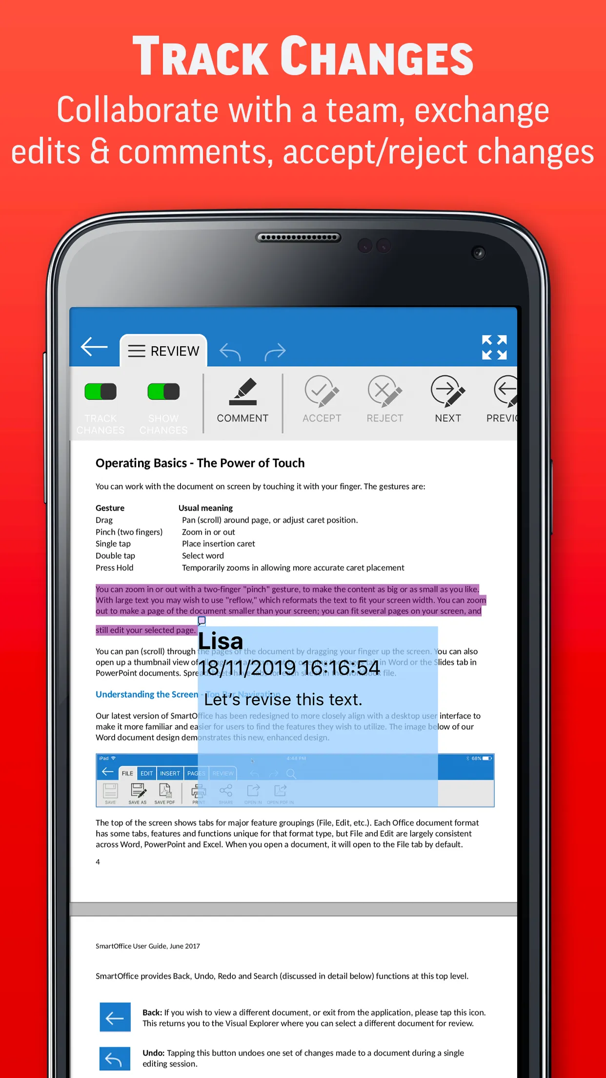 Smart Office for BlackBerry | Indus Appstore | Screenshot