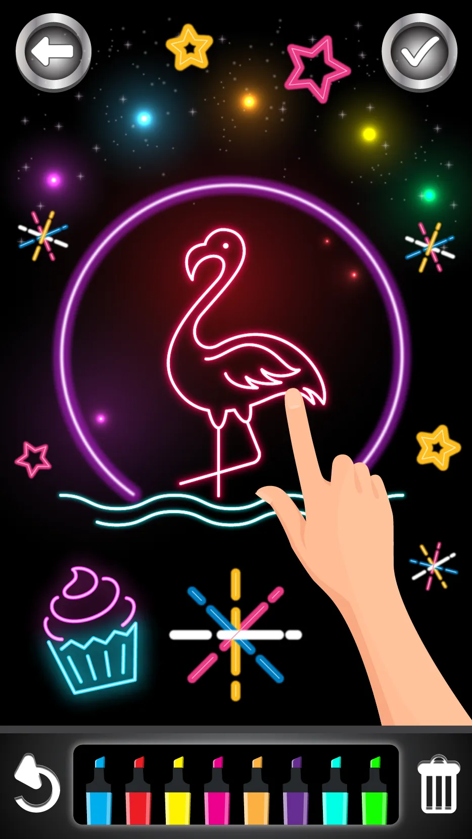 Glitter Coloring and Drawing | Indus Appstore | Screenshot