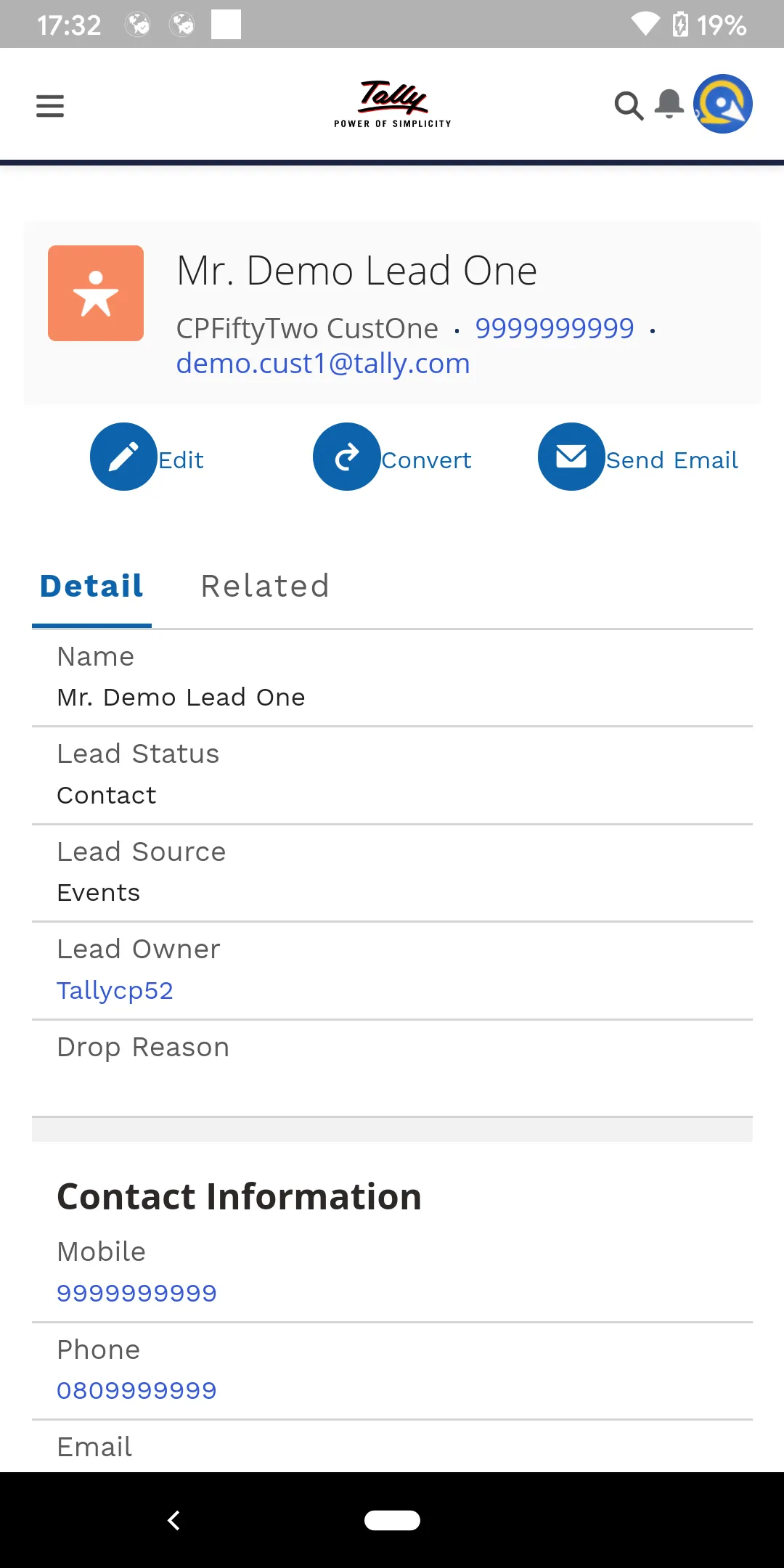 Tally Track 2.0 | Indus Appstore | Screenshot