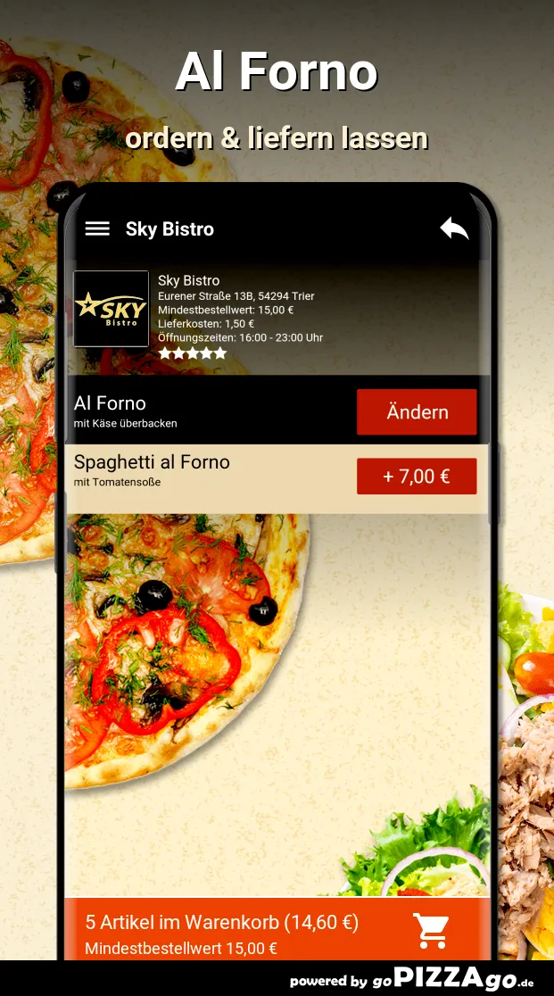 Sky Bistro Trier | Indus Appstore | Screenshot