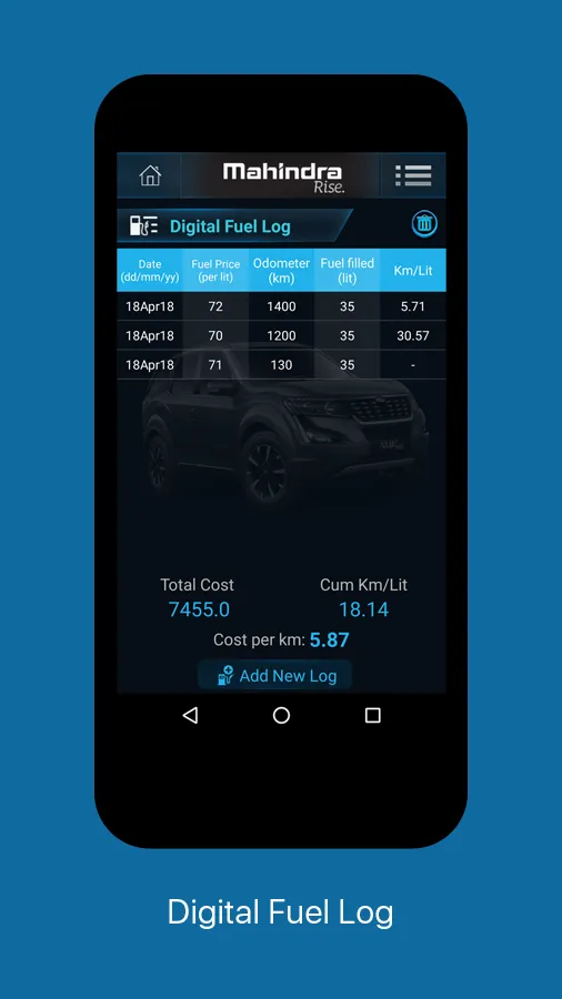 NEW BLUE SENSE - XUV500 | Indus Appstore | Screenshot