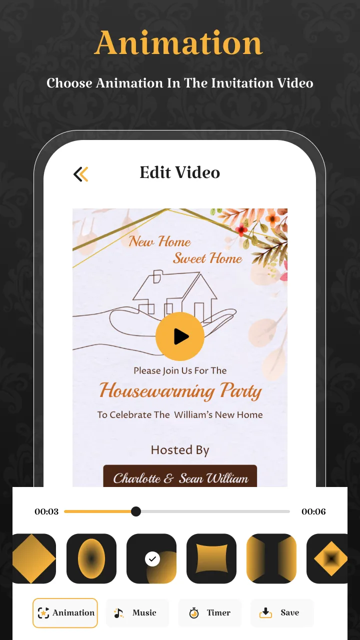 Video Invitation Card Maker | Indus Appstore | Screenshot