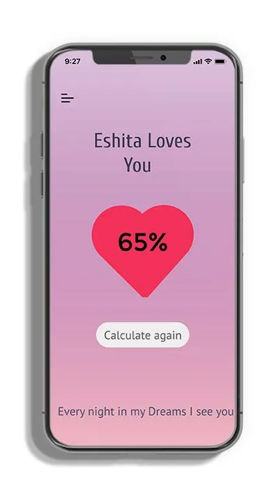 Love Calculator | Indus Appstore | Screenshot