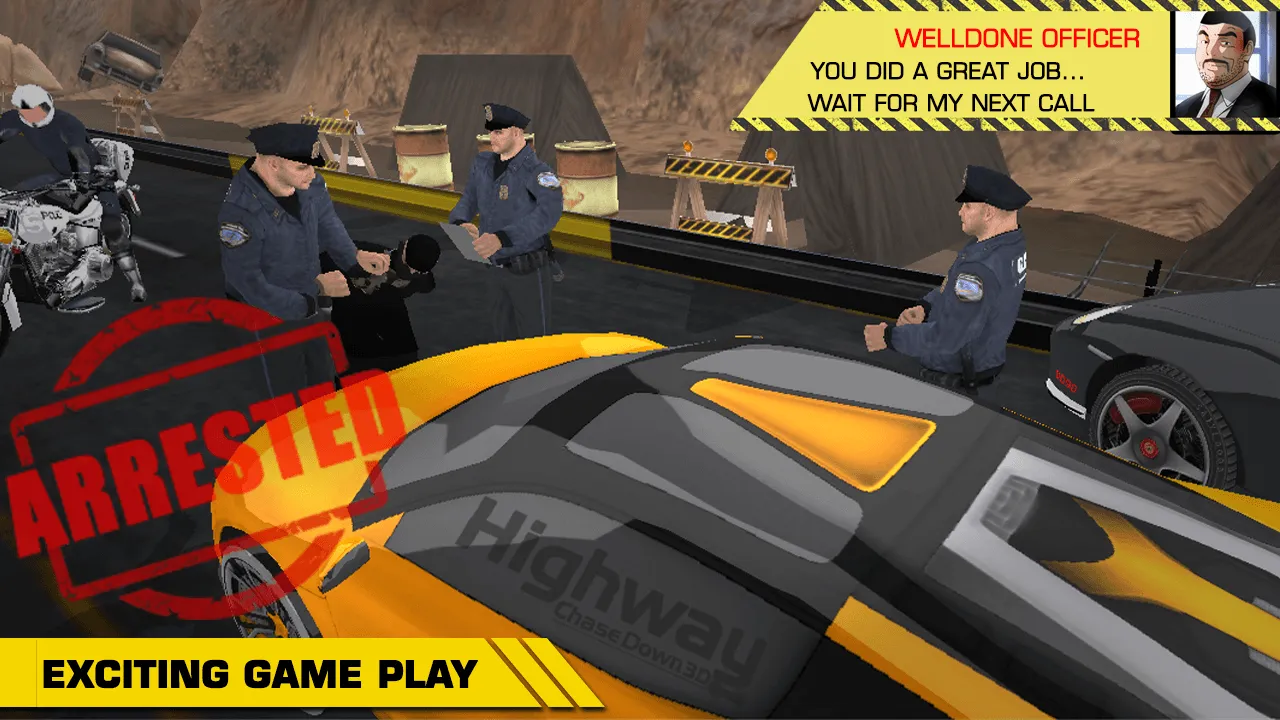 HIGHWAY CHASE DOWN 3D | Indus Appstore | Screenshot