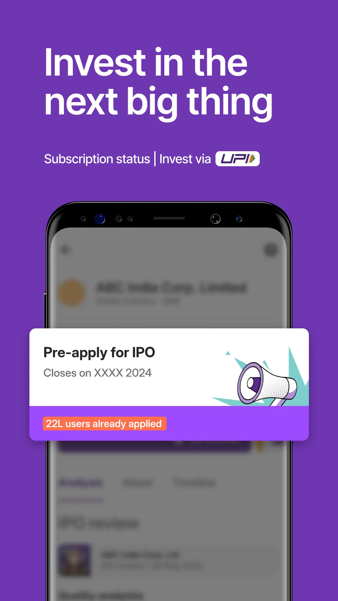 Upstox- Stocks & Demat Account | Indus Appstore | Screenshot