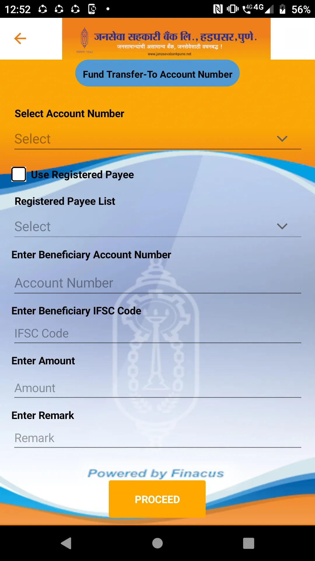 Janaseva Mobile Banking App | Indus Appstore | Screenshot