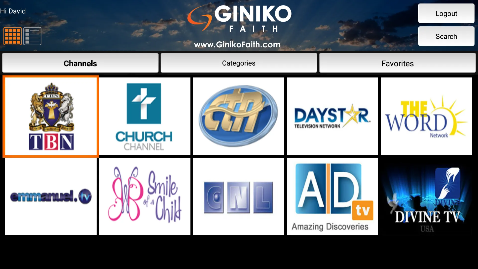 Giniko Faith TV | Indus Appstore | Screenshot