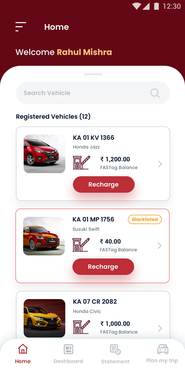 IDFC FIRST Bank FASTag | Indus Appstore | Screenshot