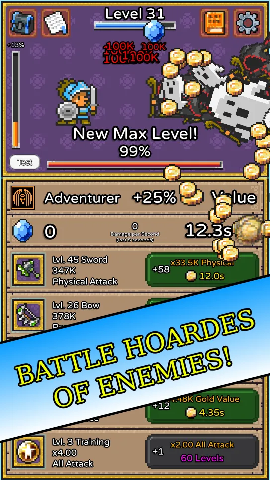 Simple RPG - Idle Tap Adventur | Indus Appstore | Screenshot