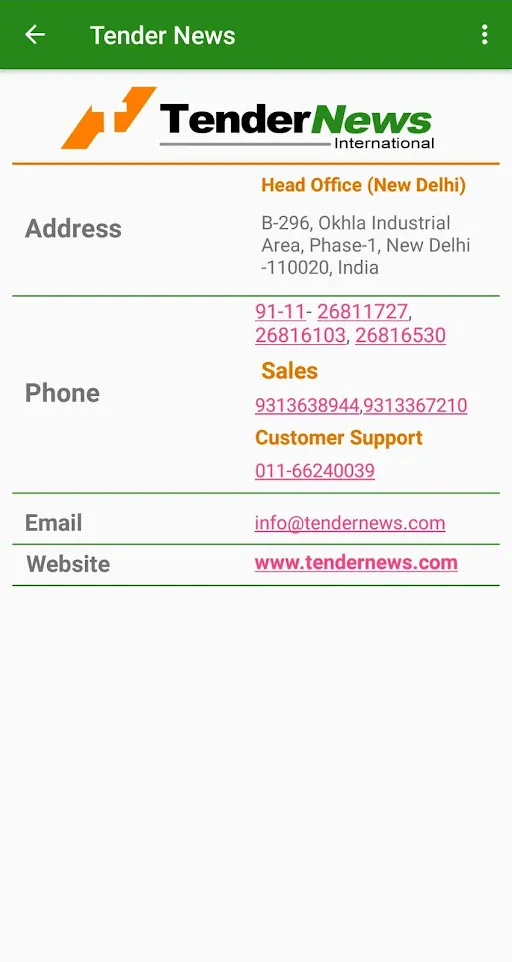 TenderNews | Indus Appstore | Screenshot