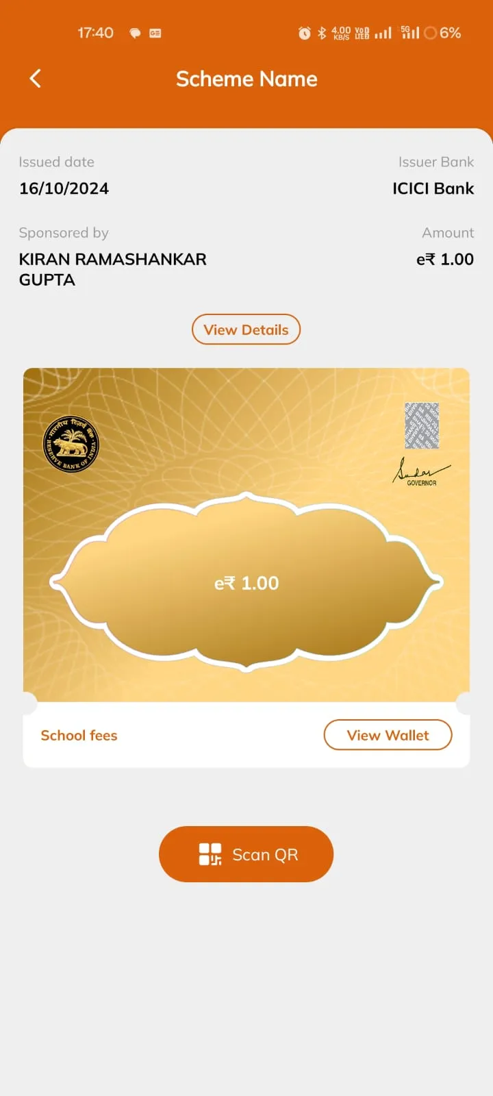 Digital Rupee By ICICI Bank | Indus Appstore | Screenshot