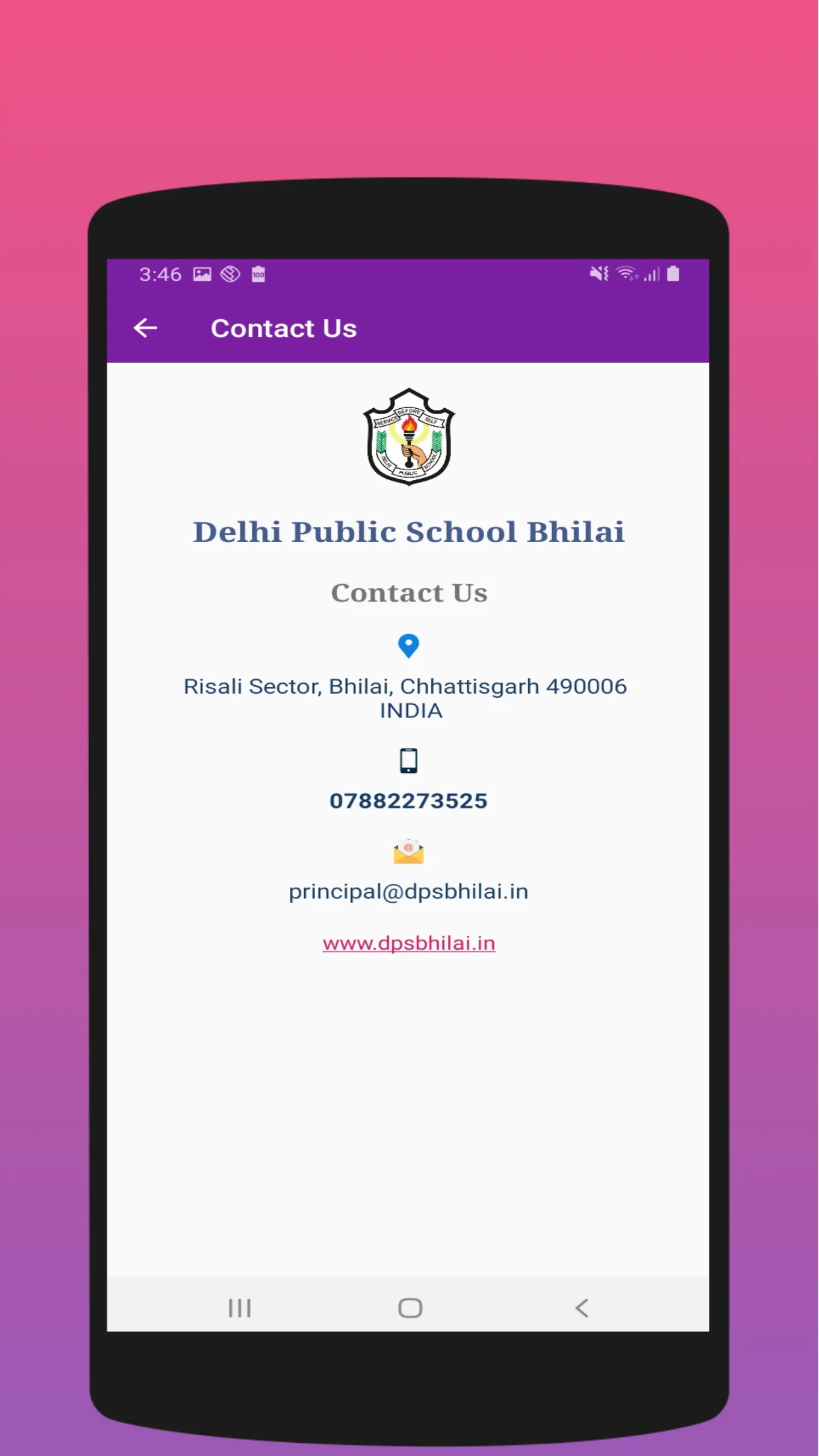 Delhi Public School Bhilai | Indus Appstore | Screenshot