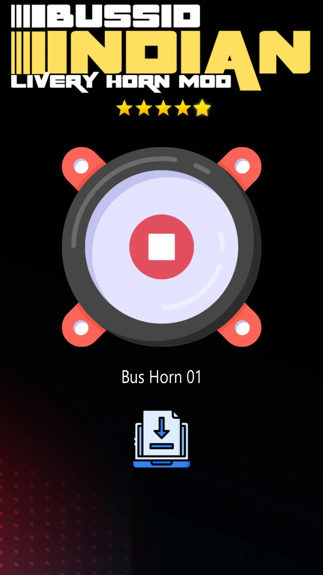 Bussid Indian Livery Horn Mod | Indus Appstore | Screenshot