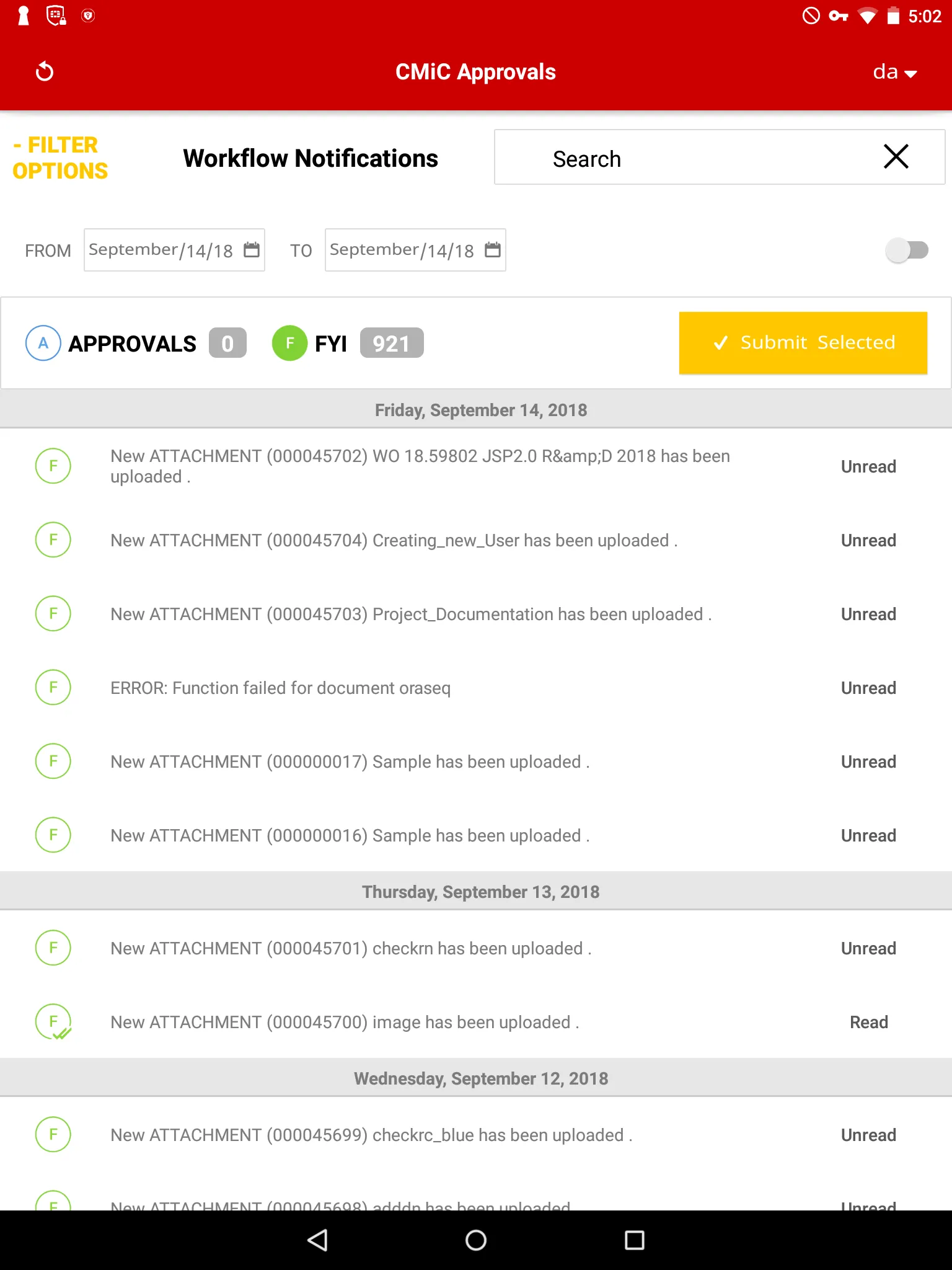 CMiC Approvals | Indus Appstore | Screenshot