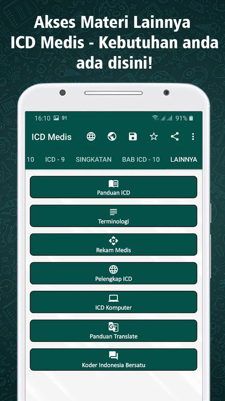 ICD Medis Terintegrasi | Indus Appstore | Screenshot