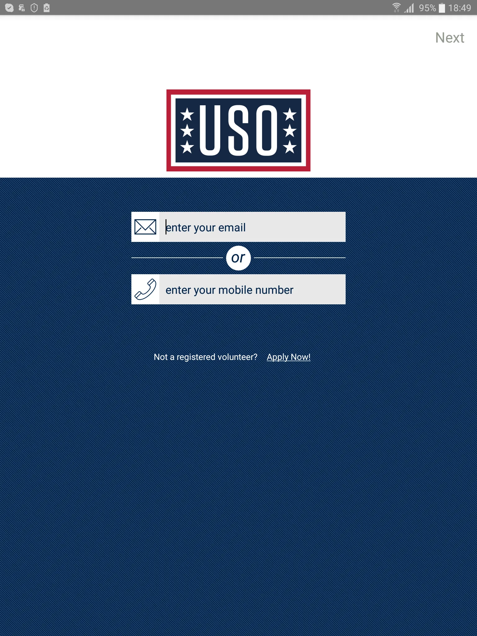 USO Volunteer Community | Indus Appstore | Screenshot