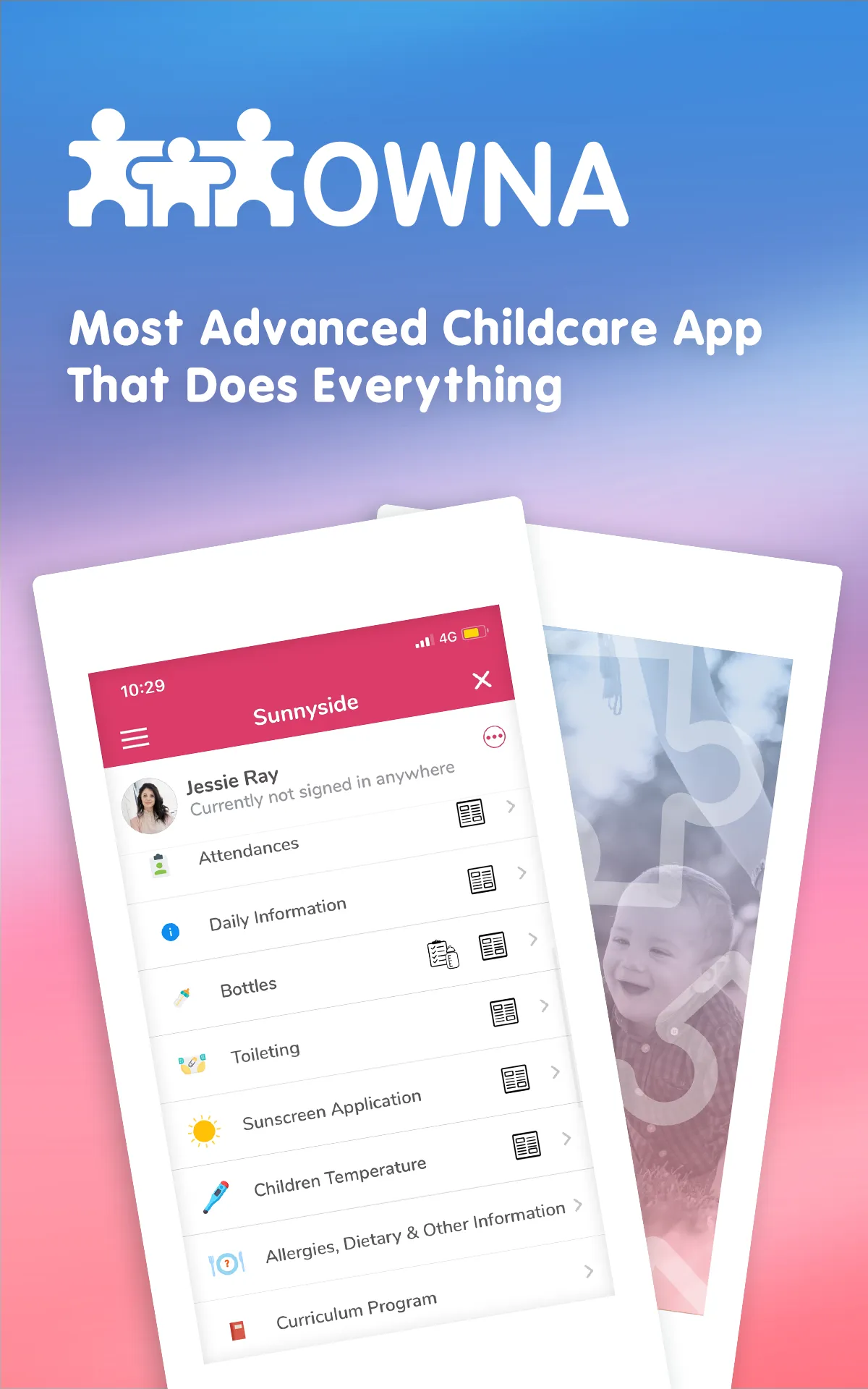 OWNA Childcare App US/Canada | Indus Appstore | Screenshot