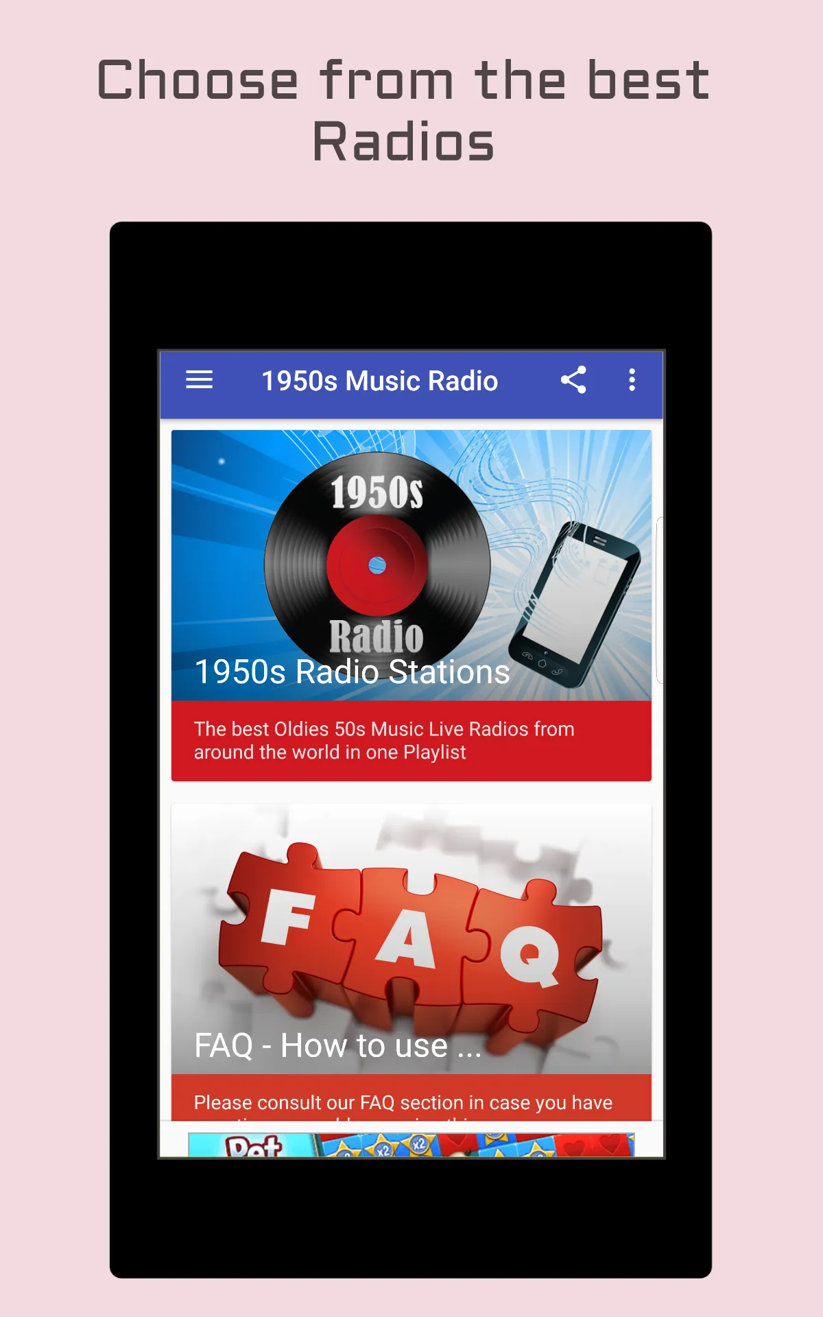 50s Radio Top Fifties Music | Indus Appstore | Screenshot