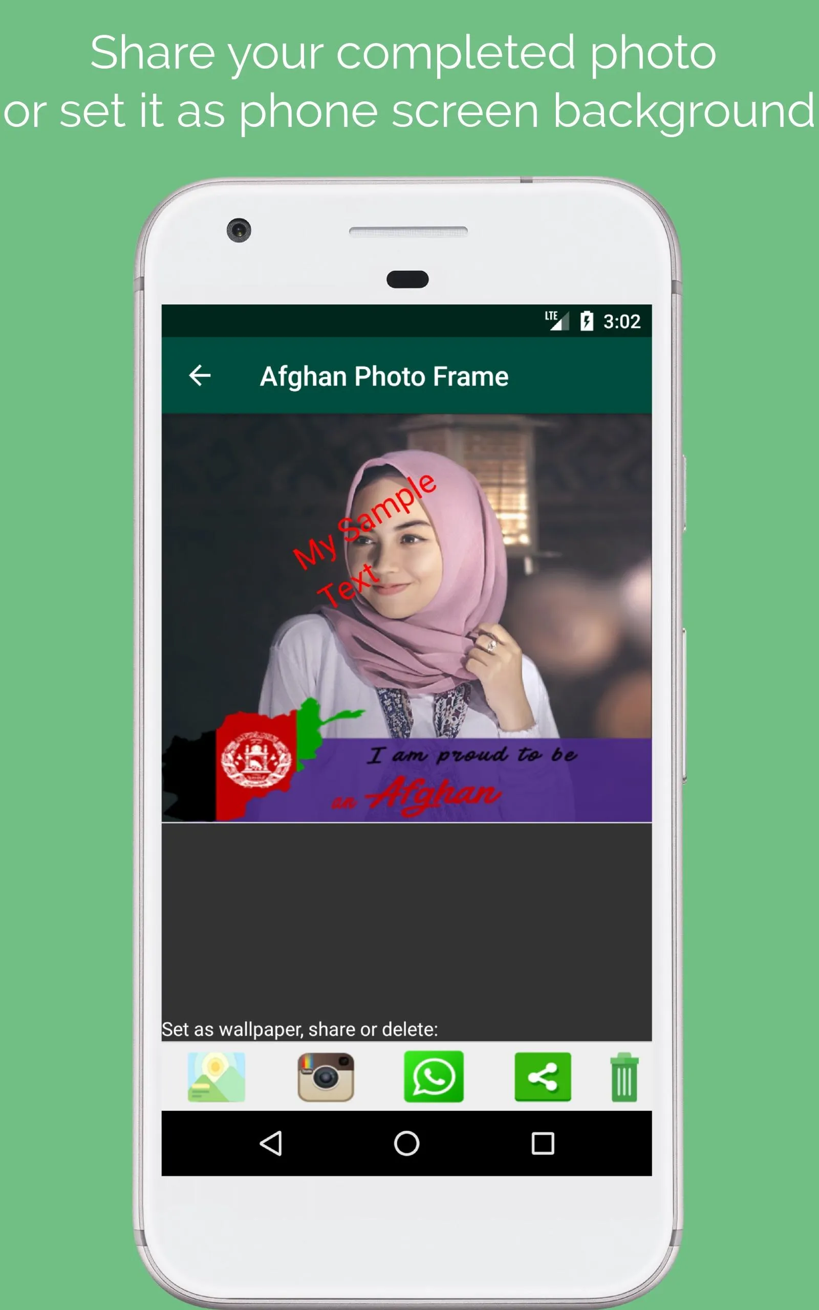 Afghan Photo Frame | Indus Appstore | Screenshot