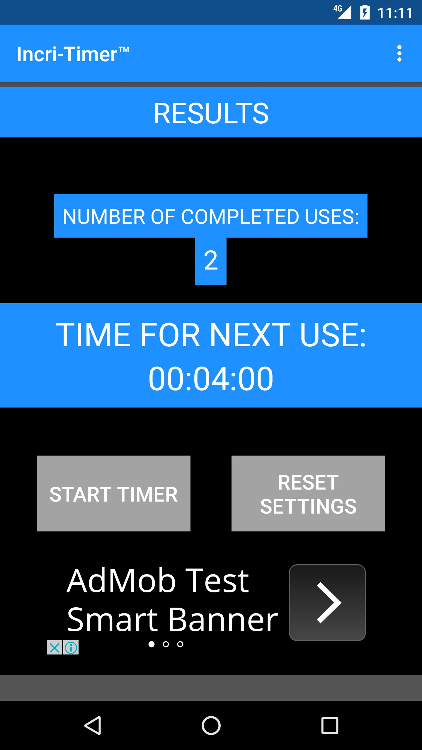 Incri-Timer | Indus Appstore | Screenshot