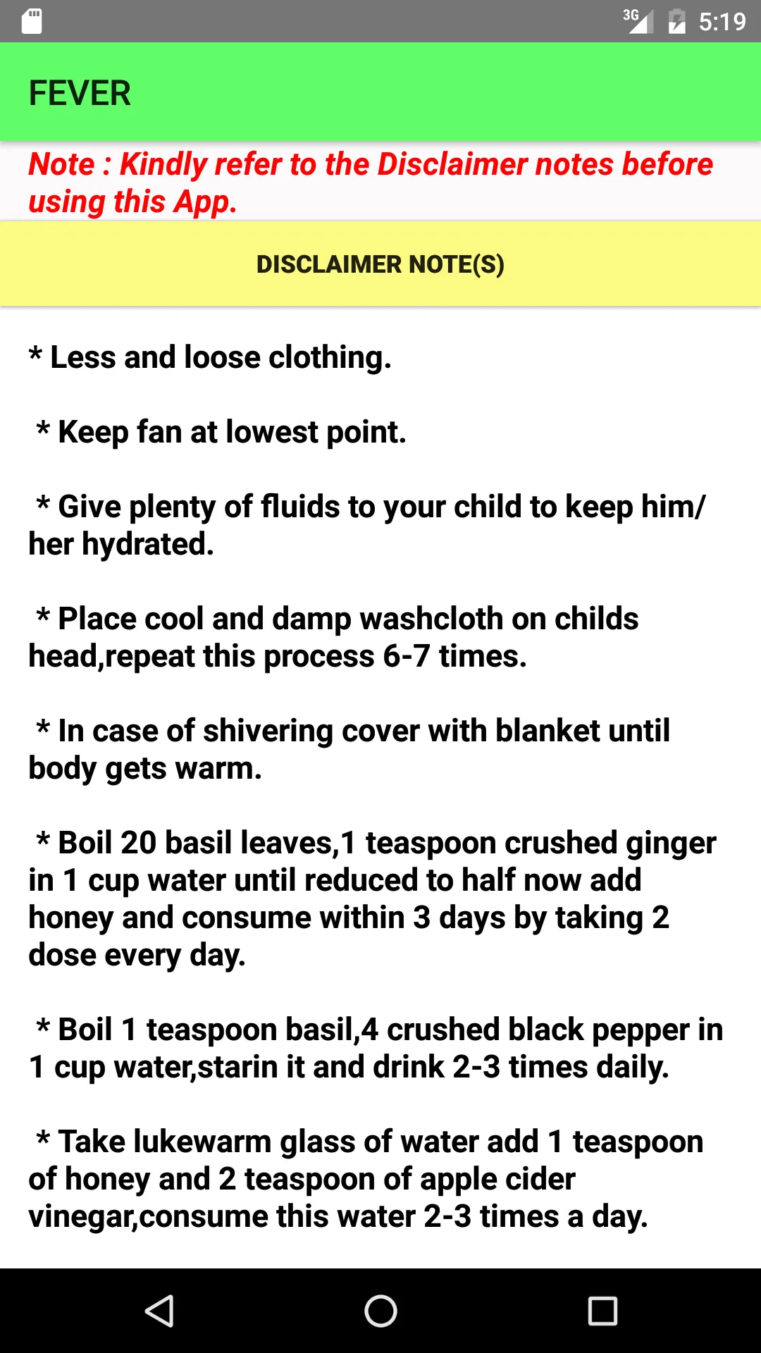 Kids Home Remedies | Indus Appstore | Screenshot