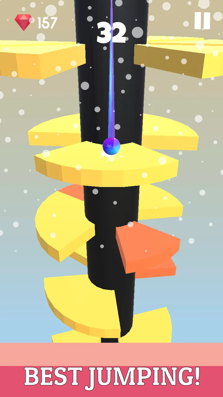 Tower Crash Spiral Ball Jump | Indus Appstore | Screenshot