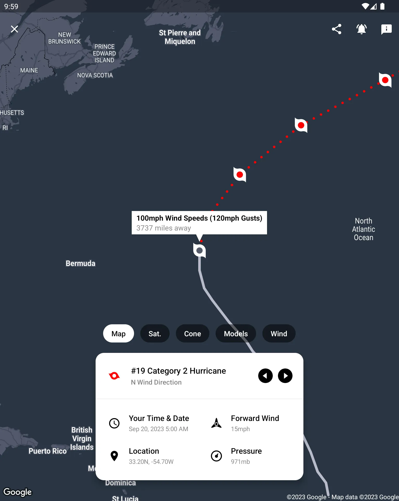 My Hurricane Tracker & Alerts | Indus Appstore | Screenshot