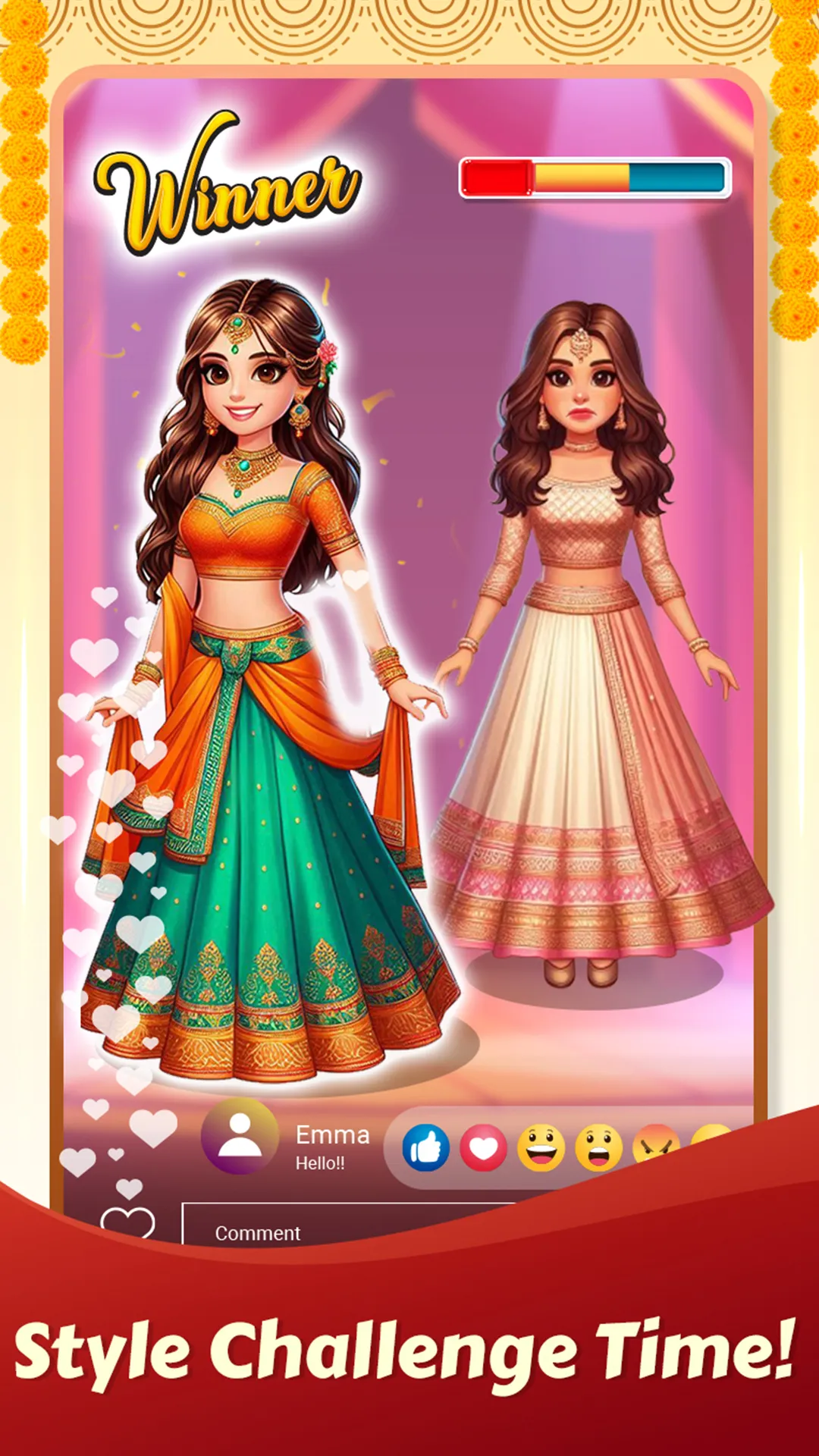 Indian Fashion Dress Up Games | Indus Appstore | Screenshot