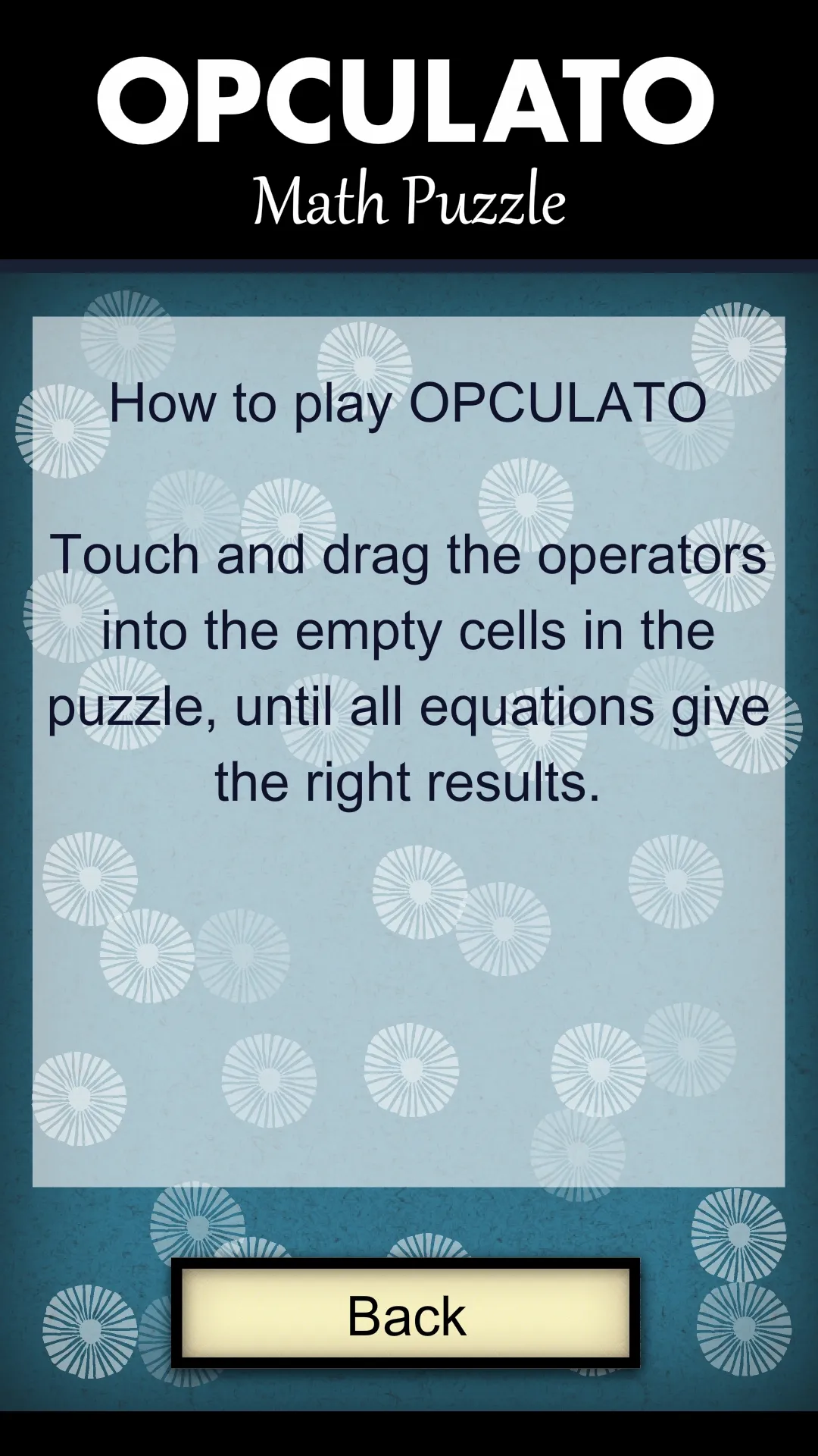 OPCULATO - Math Puzzle | Indus Appstore | Screenshot