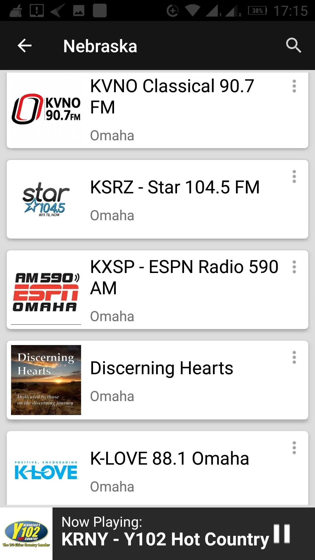 Nebraska Radio Stations - USA | Indus Appstore | Screenshot