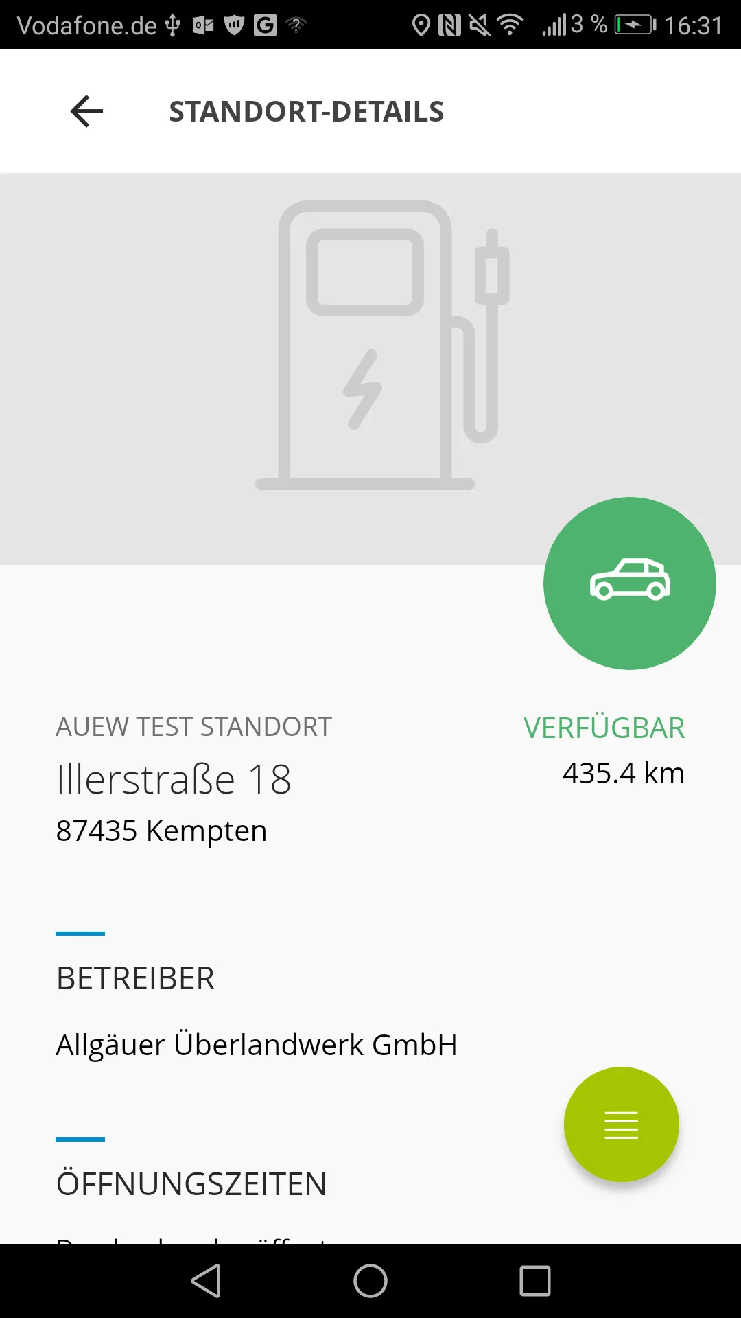 AllgäuStrom Mobil LadeApp | Indus Appstore | Screenshot