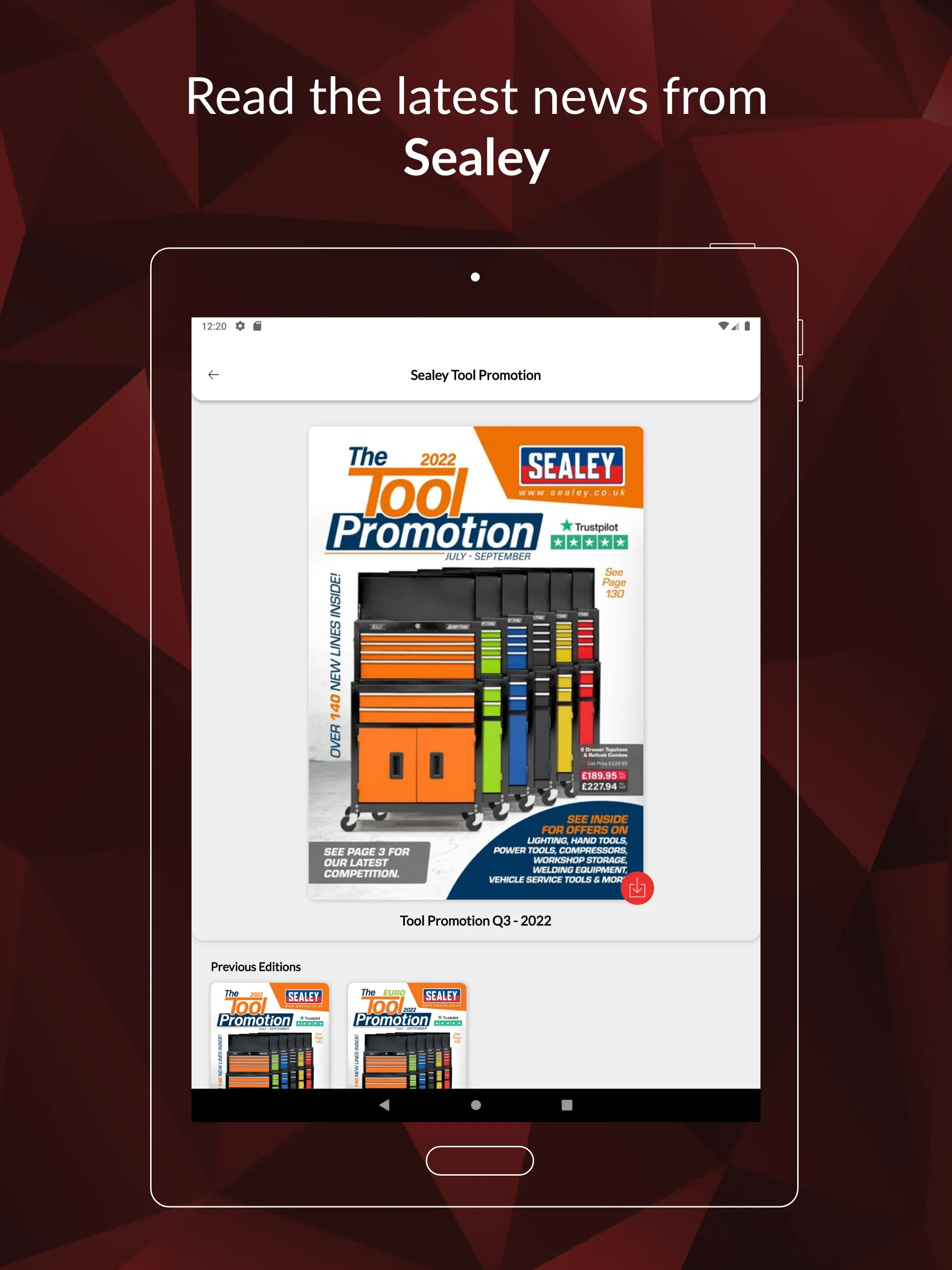 Sealey Group | Indus Appstore | Screenshot