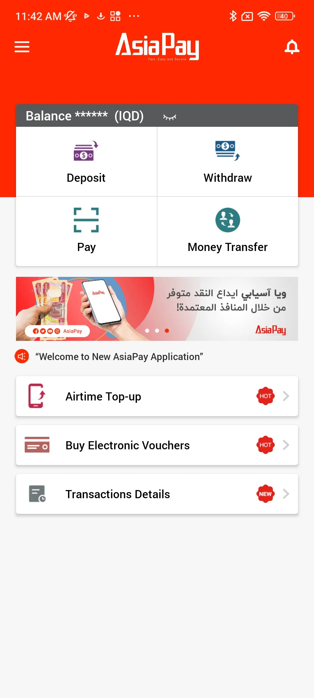 AsiaPay | Indus Appstore | Screenshot