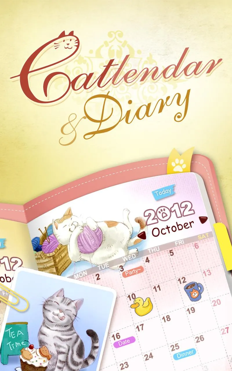 Catlendar & Diary HD | Indus Appstore | Screenshot