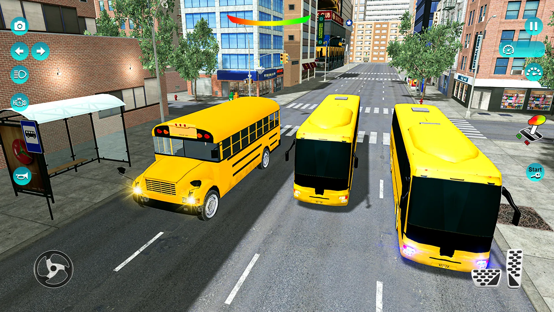 Coach School bus driving game | Indus Appstore | Screenshot