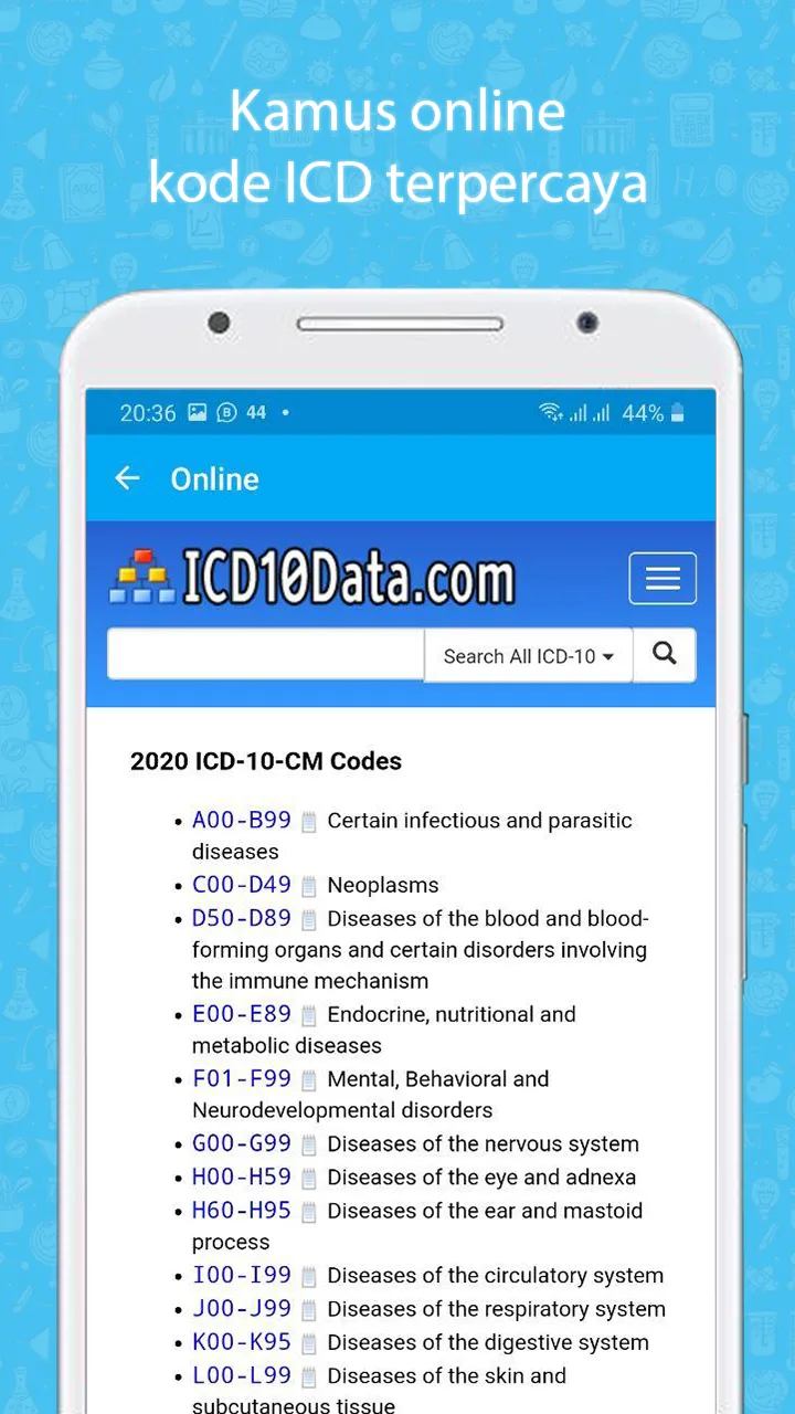 ICD Medis | Indus Appstore | Screenshot