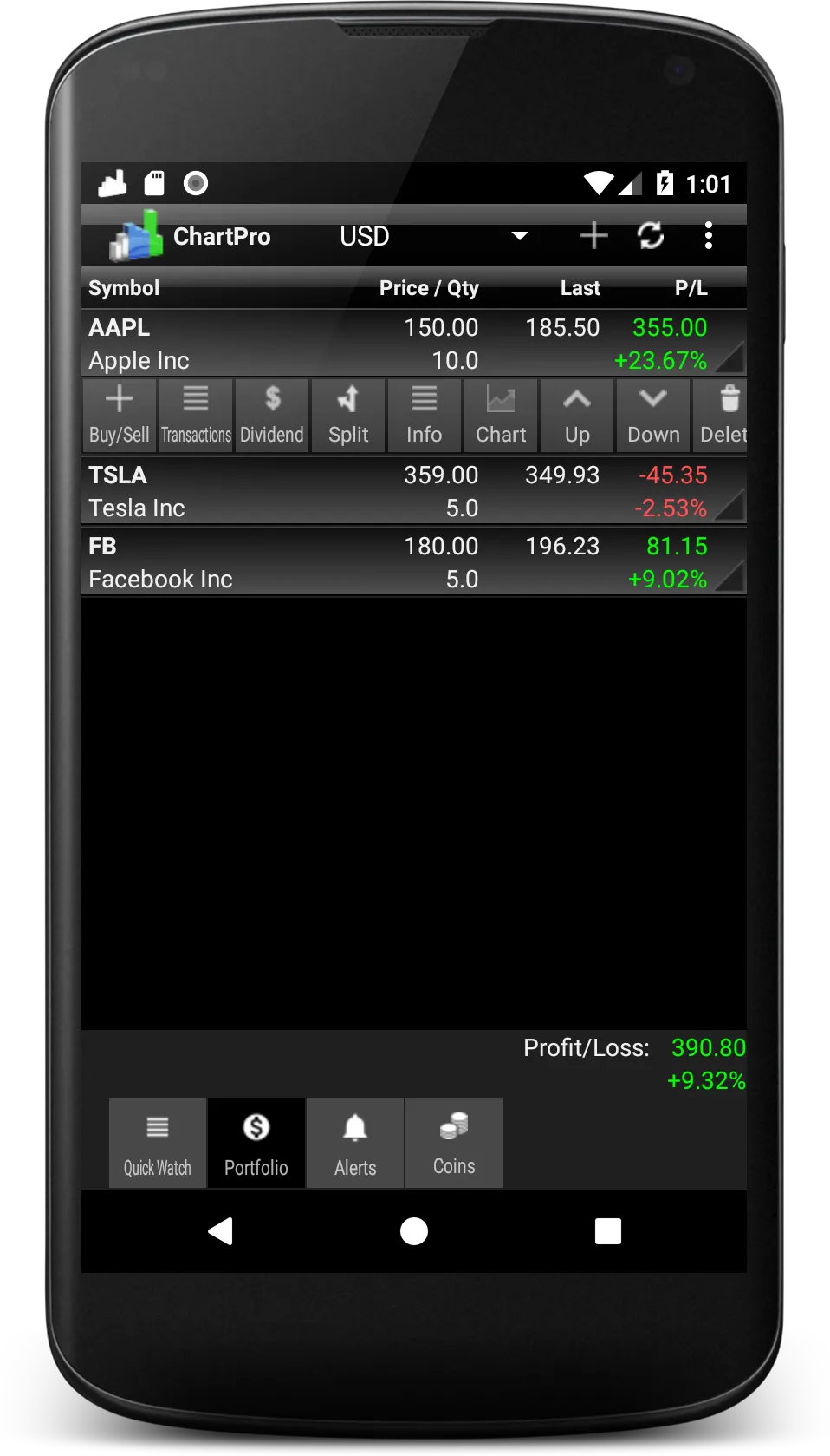 Professional Stock Chart | Indus Appstore | Screenshot