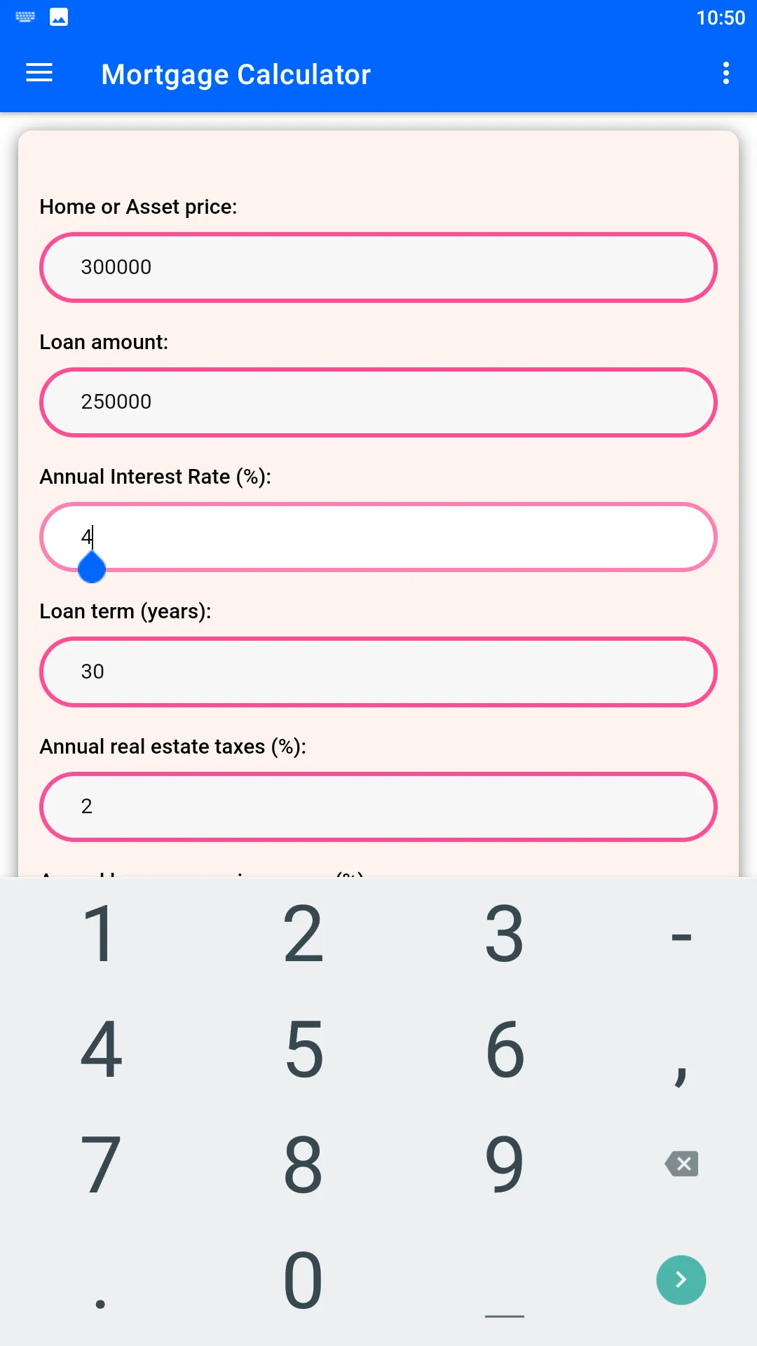 Mortgage Calculator | Indus Appstore | Screenshot