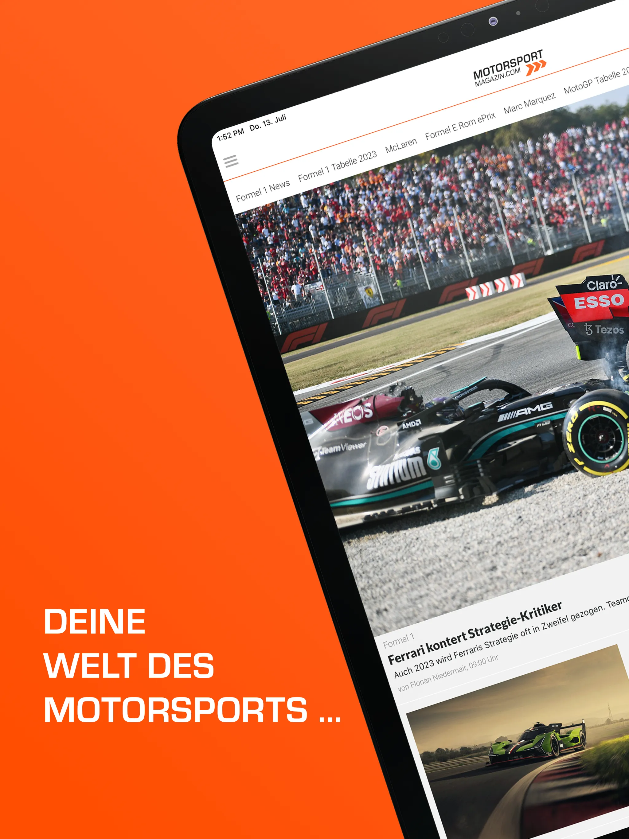 Motorsport Magazin: F1 & mehr | Indus Appstore | Screenshot