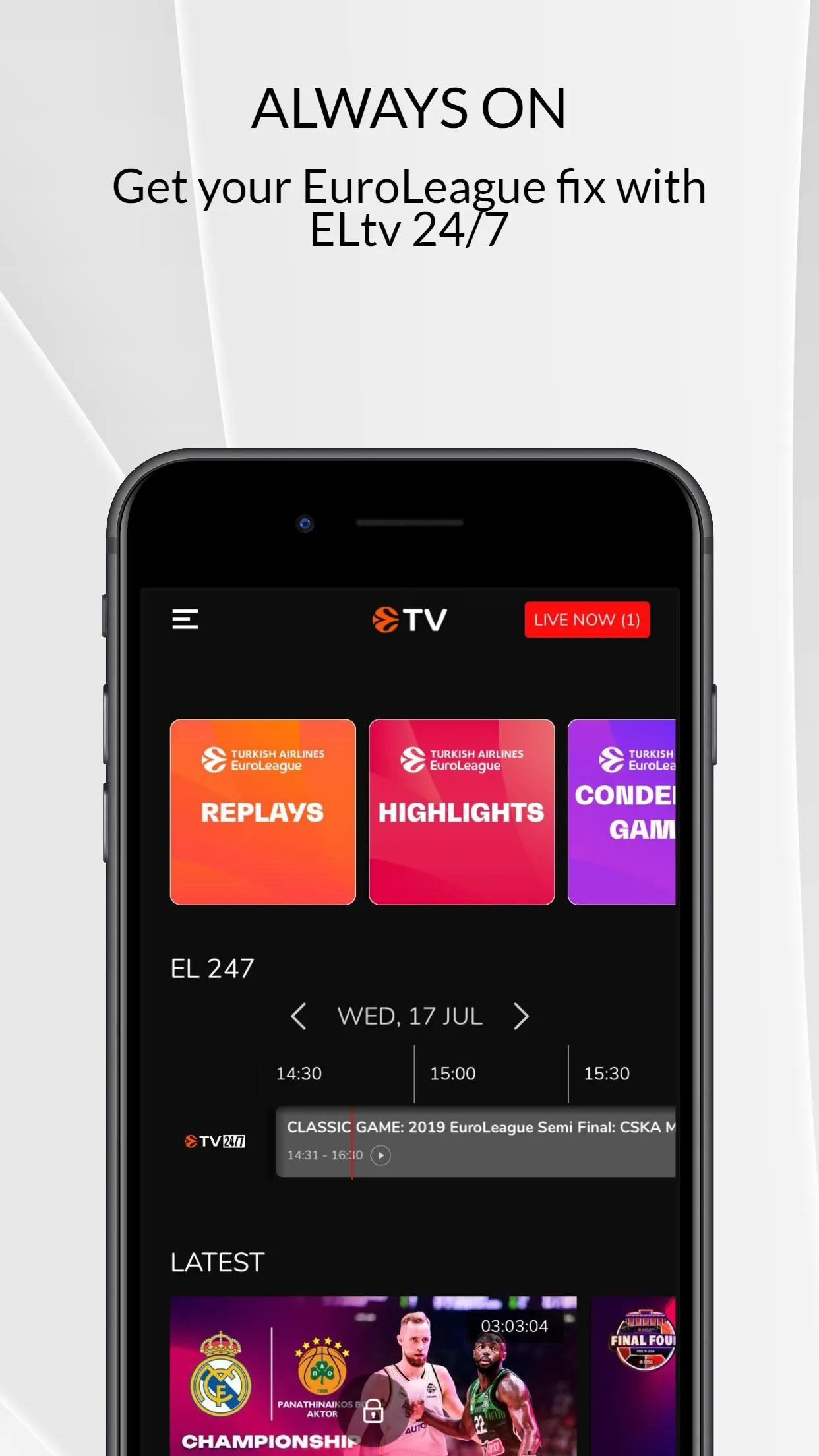 EuroLeague TV | Indus Appstore | Screenshot