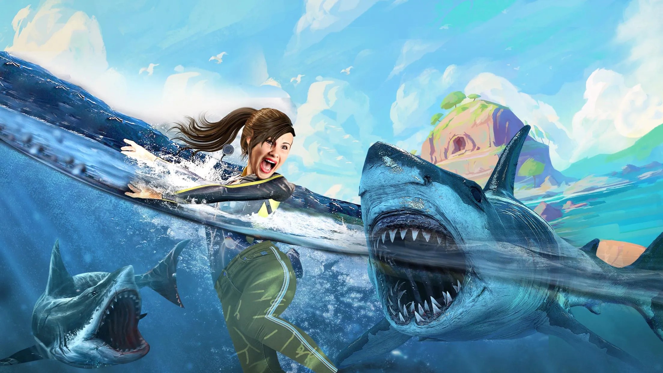 Shark Attack Fish Hungry Games | Indus Appstore | Screenshot