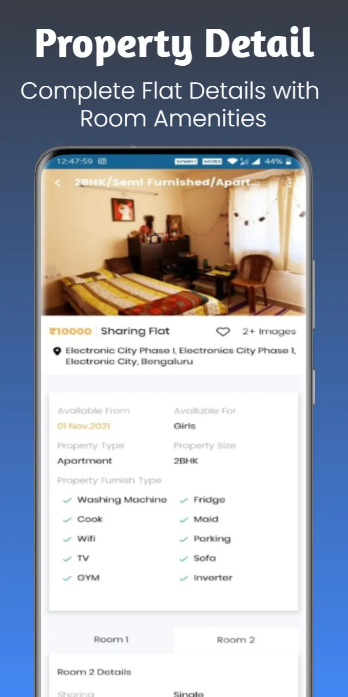 DreamAcco-Get Flatmate/Room/PG | Indus Appstore | Screenshot