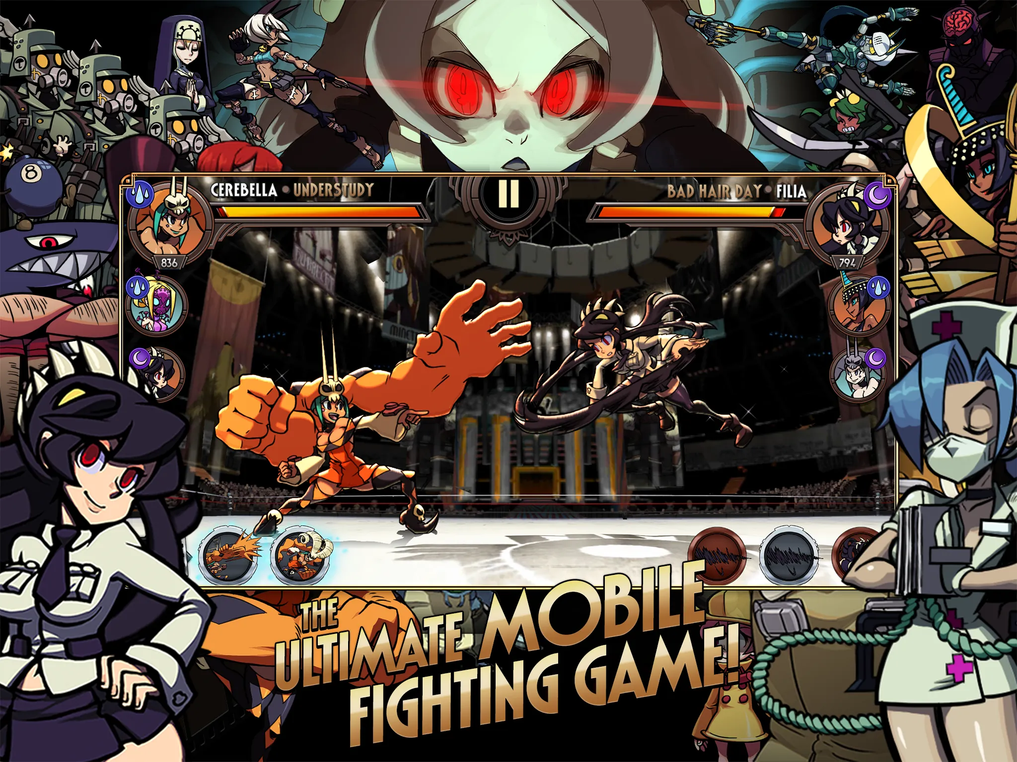 Skullgirls: Fighting RPG | Indus Appstore | Screenshot