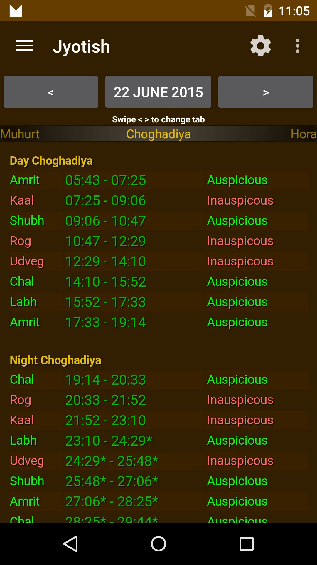 Hindu Calendar | Indus Appstore | Screenshot