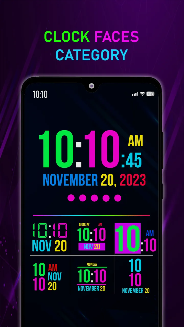 Neon Digital Clock Smart Watch | Indus Appstore | Screenshot