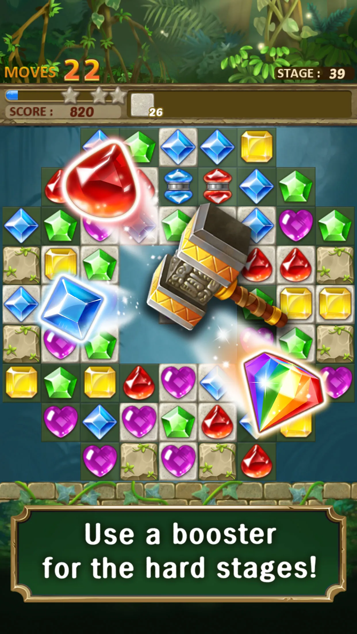 Jewels Jungle : Match 3 Puzzle | Indus Appstore | Screenshot