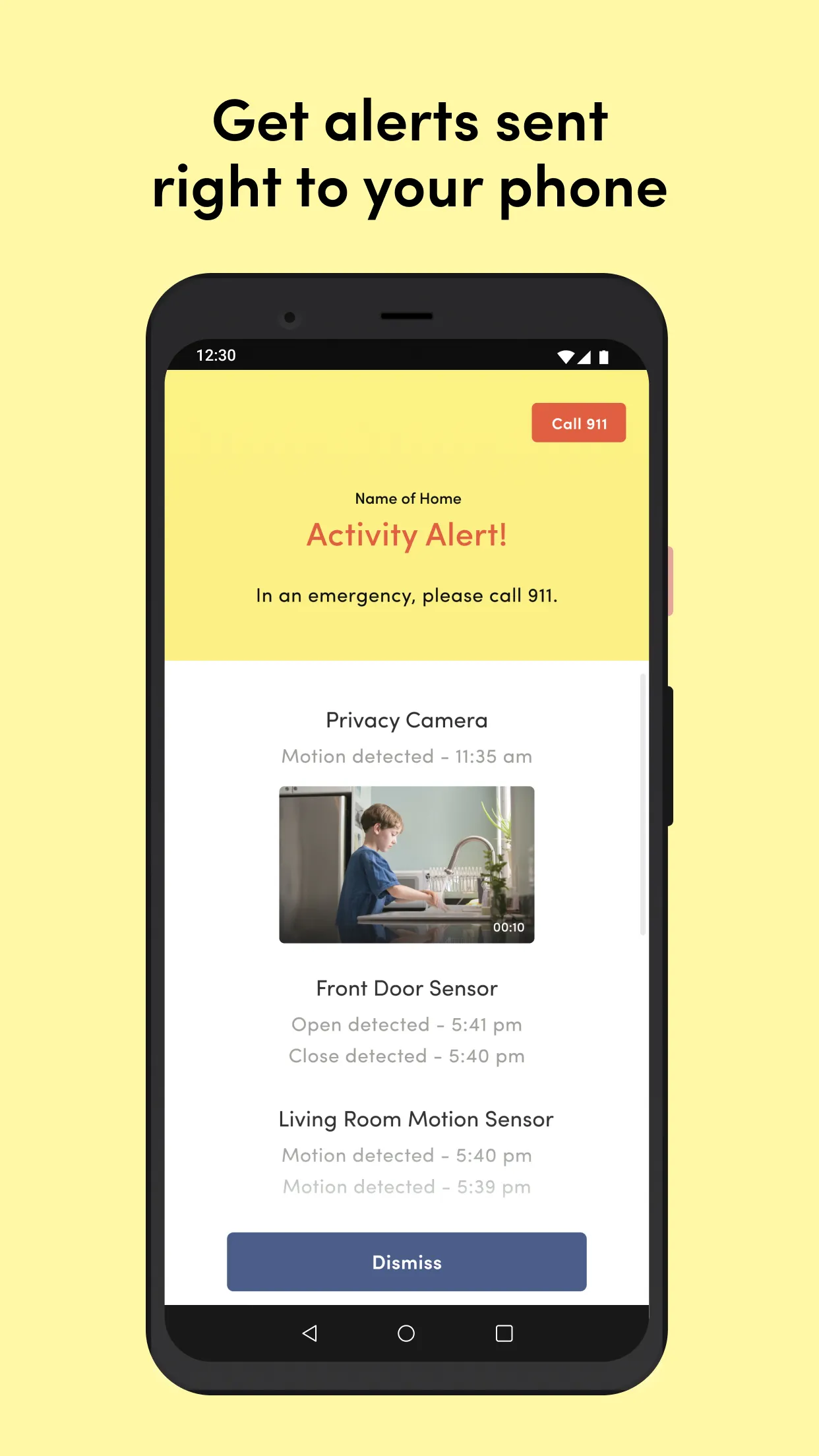 Kangaroo: Simple Home Security | Indus Appstore | Screenshot